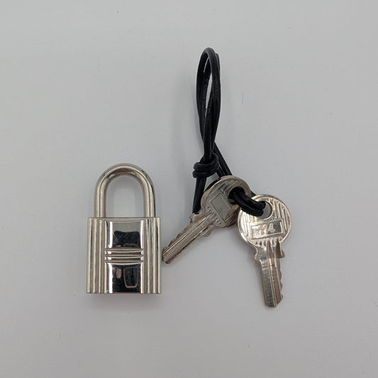 Hermes Cadena Key Set (2 keys) #114 Silver